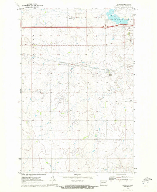 1970 Judson, ND - North Dakota - USGS Topographic Map