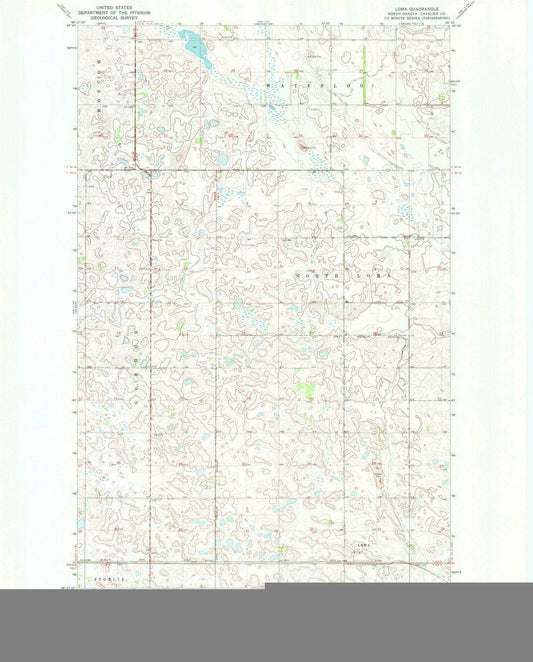 1970 Loma, ND - North Dakota - USGS Topographic Map