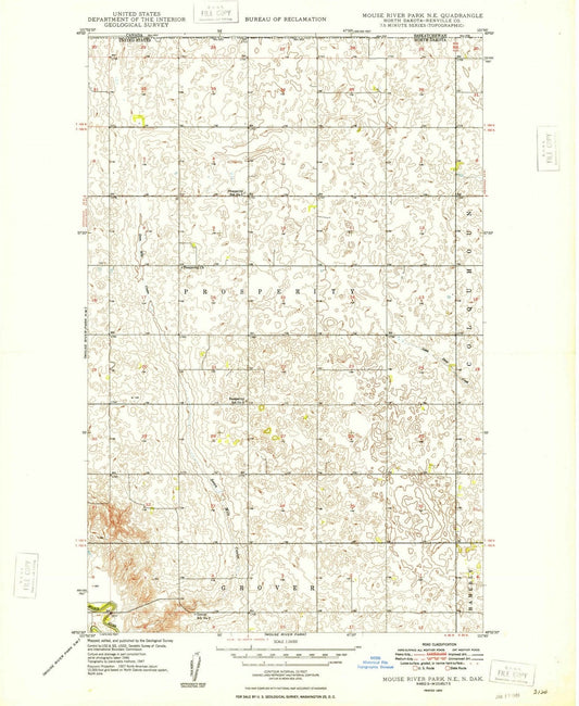 1949 Mouse River Park, ND - North Dakota - USGS Topographic Map