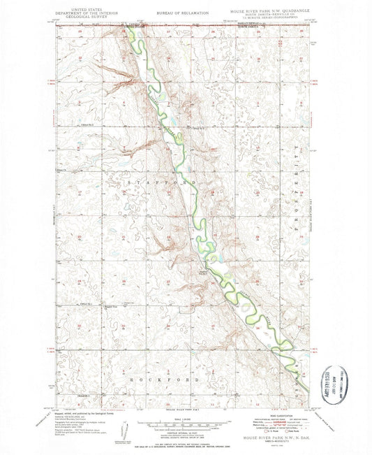 1948 Mouse River Park, ND - North Dakota - USGS Topographic Map