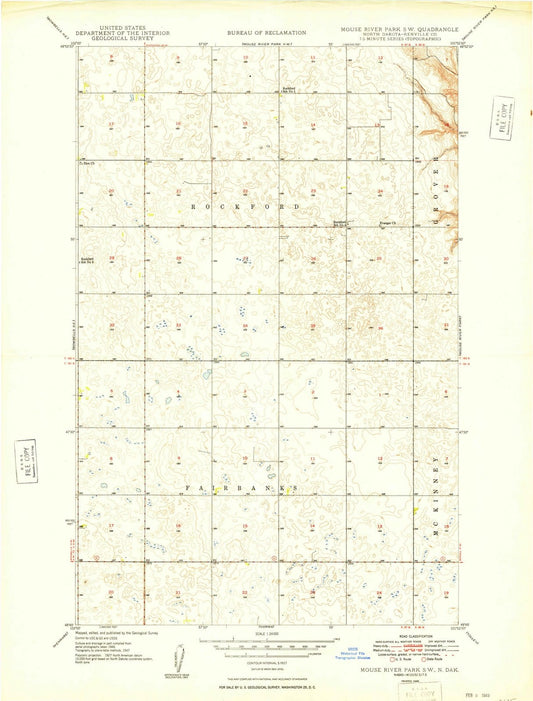 1949 Mouse River Park, ND - North Dakota - USGS Topographic Map v2