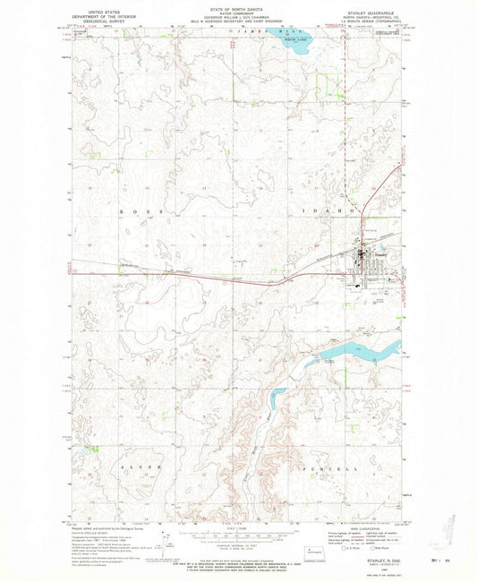 1969 Stanley, ND - North Dakota - USGS Topographic Map