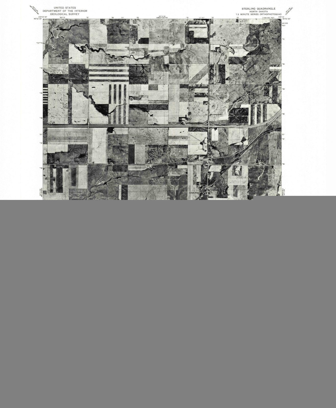 1975 Sterling, ND - North Dakota - USGS Topographic Map