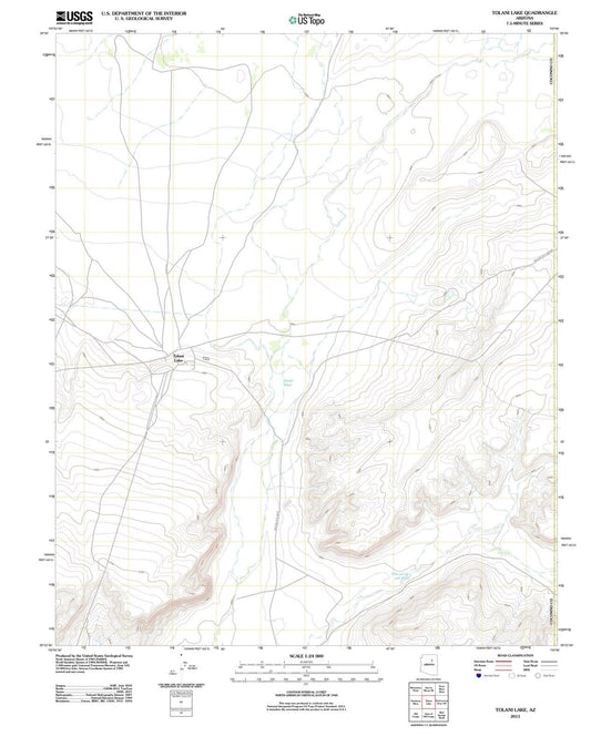 2011 Tolani Lake, AZ - Arizona - USGS Topographic Map