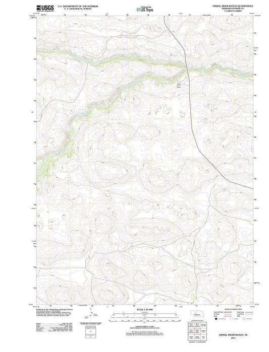 2011 Dismal River Ranch, NE - Nebraska - USGS Topographic Map