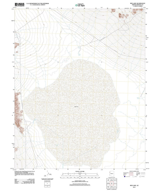 2011 Red Lake, AZ - Arizona - USGS Topographic Map