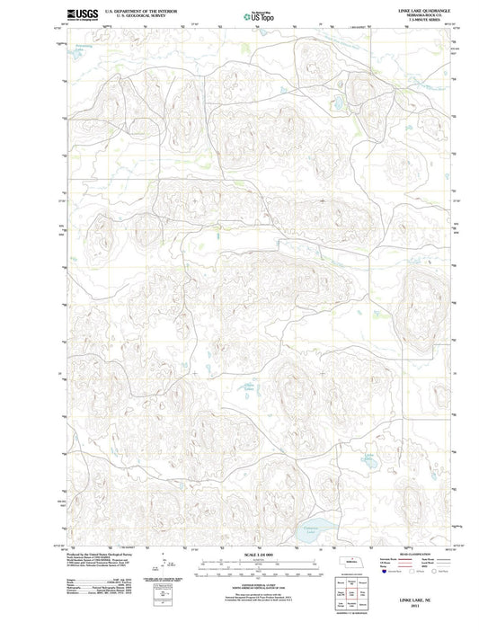 2011 Linke Lake, NE - Nebraska - USGS Topographic Map