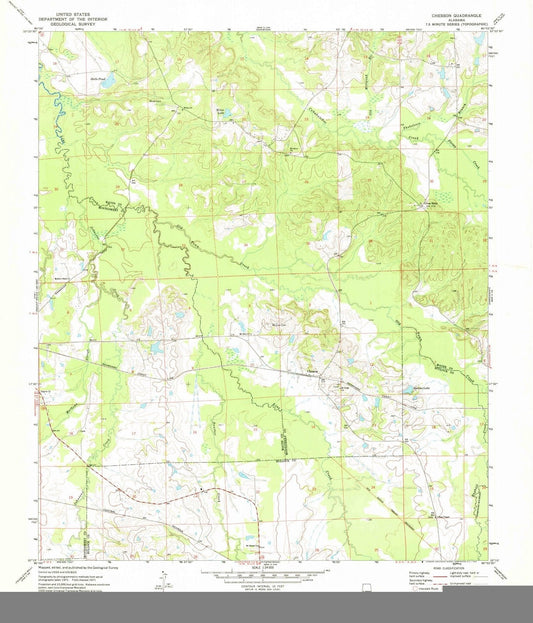 1971 Chesson, AL - Alabama - USGS Topographic Map