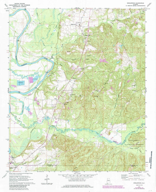 1970 Englewood, AL - Alabama - USGS Topographic Map