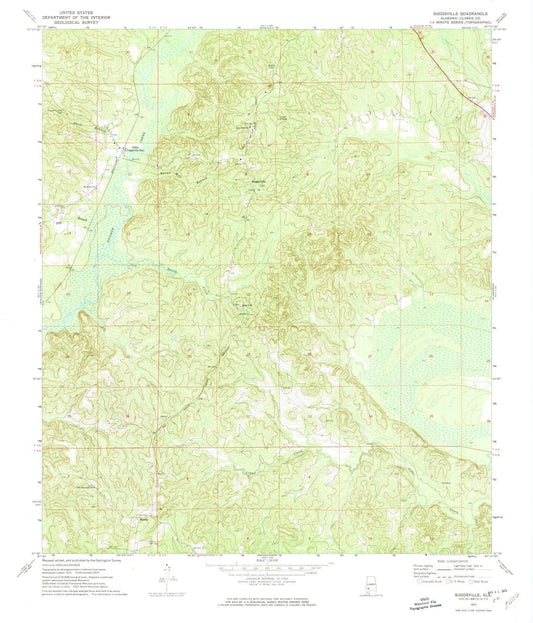 1972 Suggsville, AL - Alabama - USGS Topographic Map