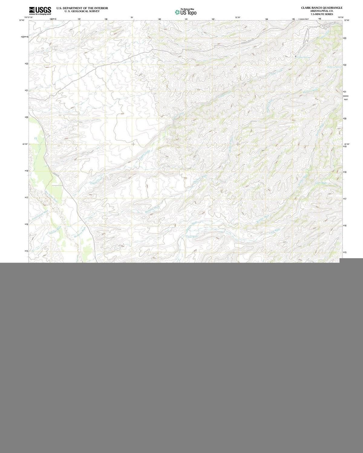 2011 Clark Ranch, AZ - Arizona - USGS Topographic Map