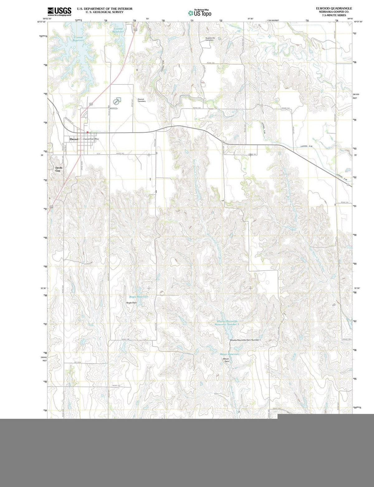 2011 Elwood, NE - Nebraska - USGS Topographic Map v3