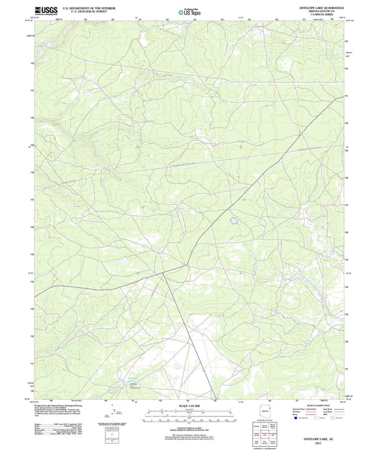 2011 Antelope Lake, AZ - Arizona - USGS Topographic Map