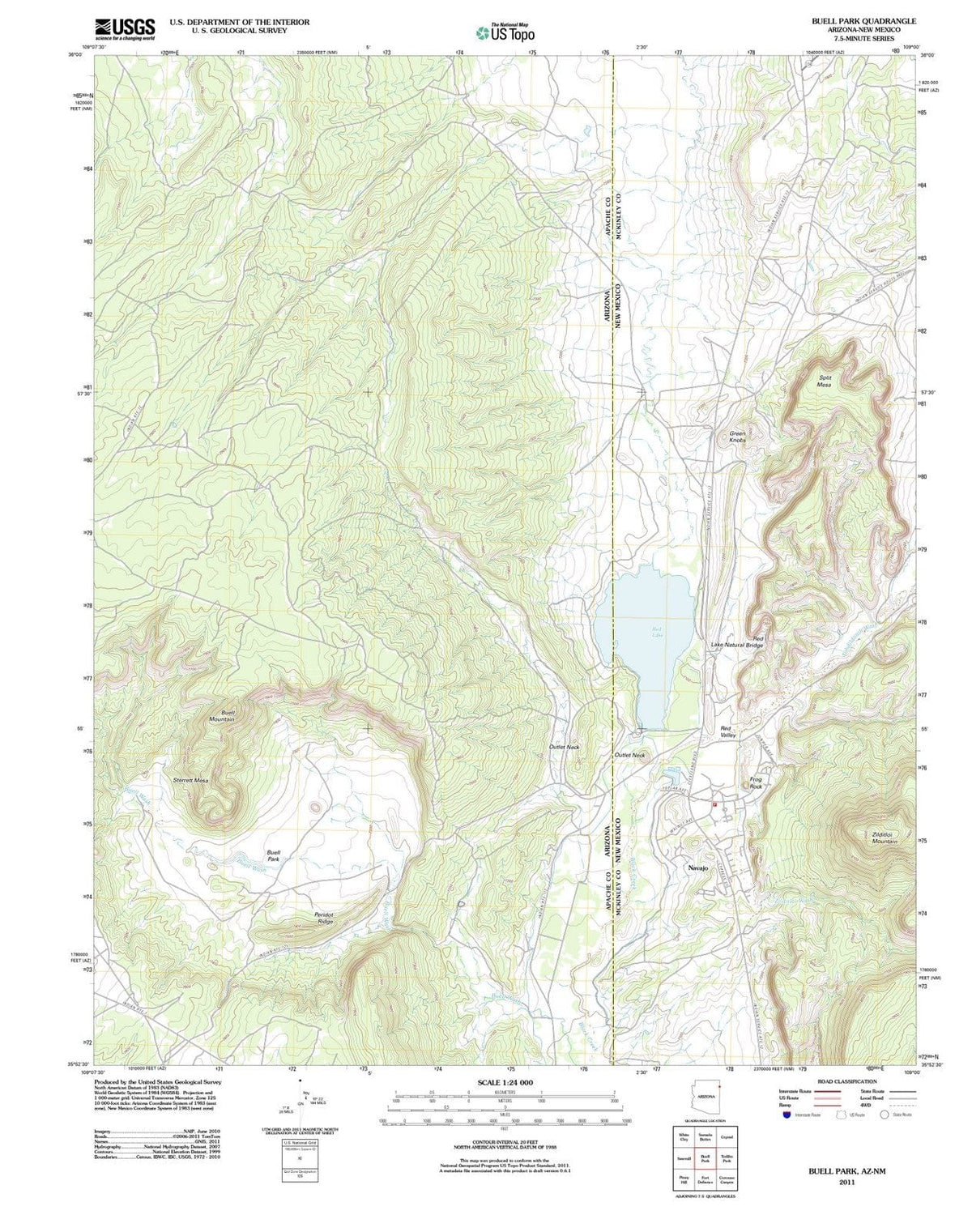 2011 Buell Park, AZ - Arizona - USGS Topographic Map