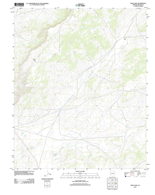 2011 Deep Lake, AZ - Arizona - USGS Topographic Map