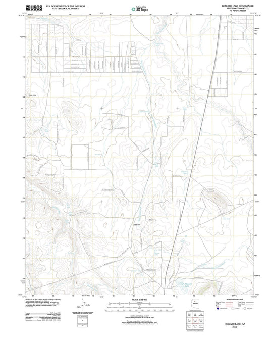 2011 Howard Lake, AZ - Arizona - USGS Topographic Map