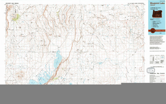 1994 Bluejoint Lake, OR - Oregon - USGS Topographic Map