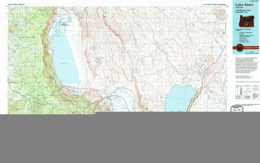 1974 Lake Abert, OR - Oregon - USGS Topographic Map
