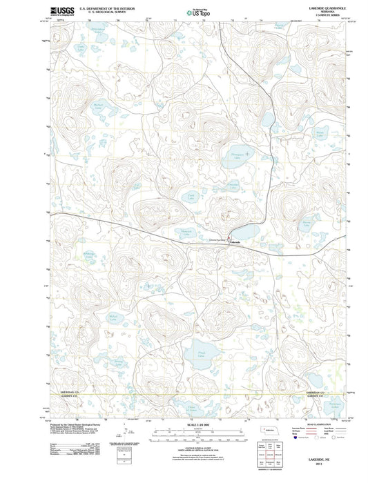 2011 Lakeside, NE - Nebraska - USGS Topographic Map