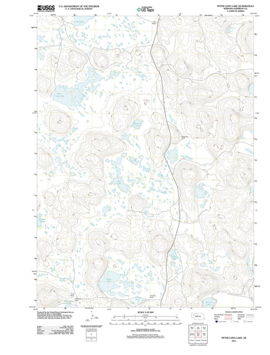 2011 Peter Long Lake, NE - Nebraska - USGS Topographic Map