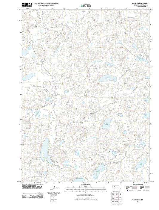 2011 White Lake, NE - Nebraska - USGS Topographic Map