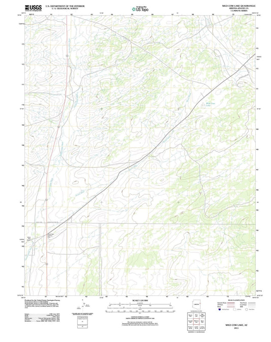 2011 Wild Cow Lake, AZ - Arizona - USGS Topographic Map