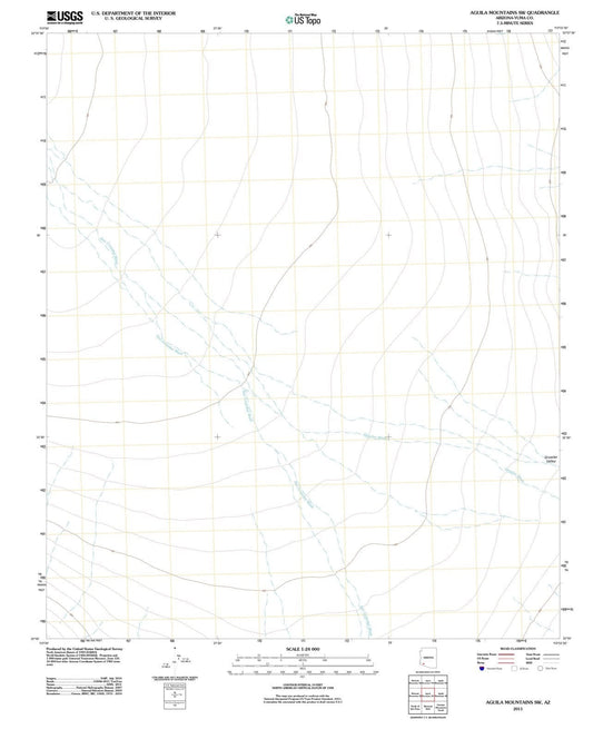 2011 Aguila Mountains, AZ - Arizona - USGS Topographic Map v3
