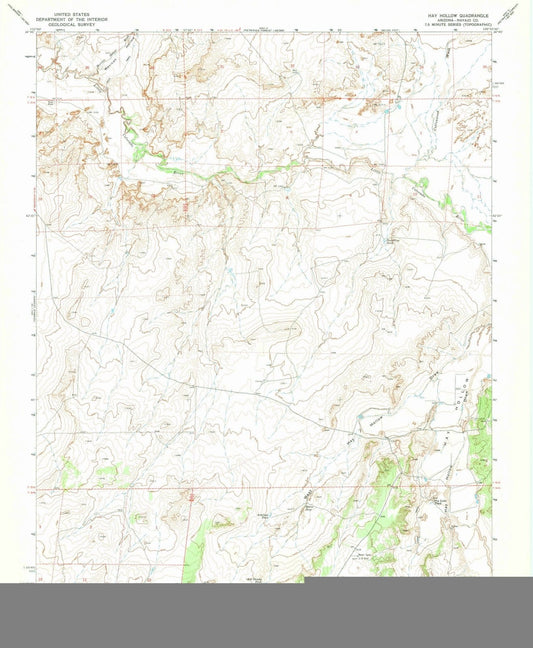 1971 Hay Hollow, AZ - Arizona - USGS Topographic Map