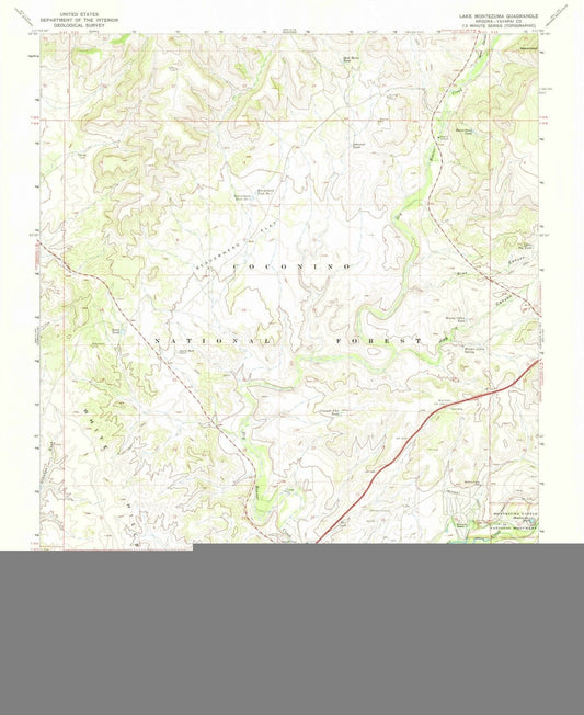1969 Lake Montezuma, AZ - Arizona - USGS Topographic Map