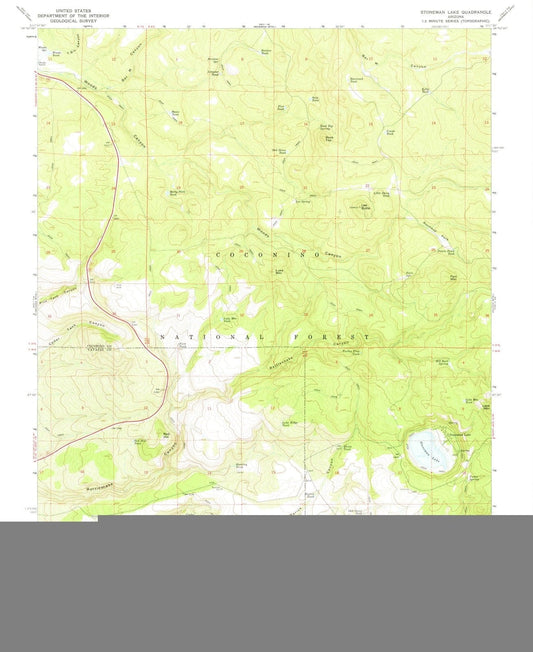 1965 Stoneman Lake, AZ - Arizona - USGS Topographic Map
