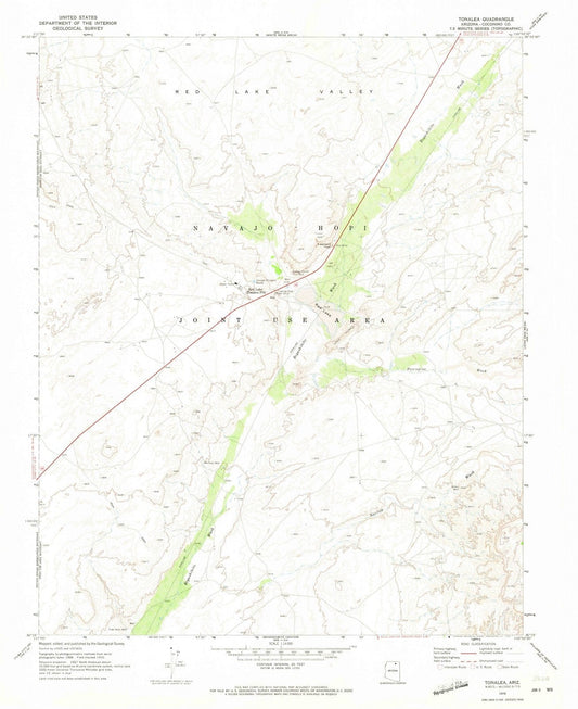1970 Tonalea, AZ - Arizona - USGS Topographic Map