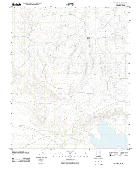 2011 Dry Lake, AZ - Arizona - USGS Topographic Map v2