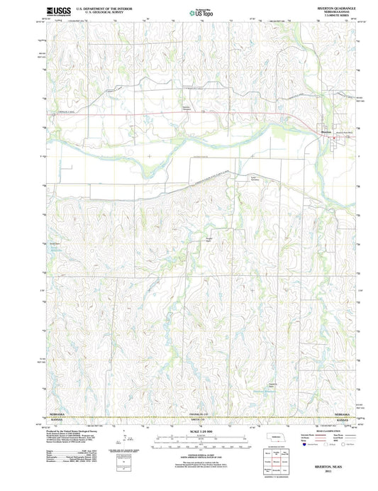 2011 Riverton, NE - Nebraska - USGS Topographic Map