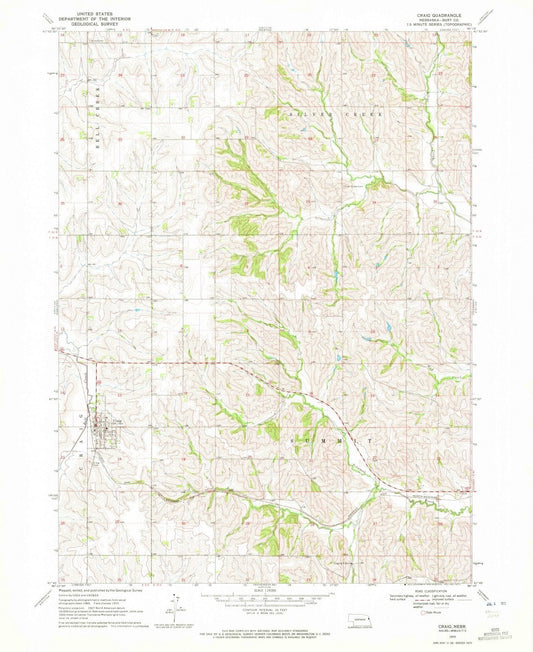 1970 Craig, NE - Nebraska - USGS Topographic Map