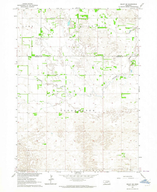 1963 Deloit, NE - Nebraska - USGS Topographic Map v3