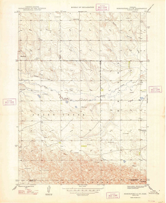 1948 Hemingford 4, NE - Nebraska - USGS Topographic Map v4