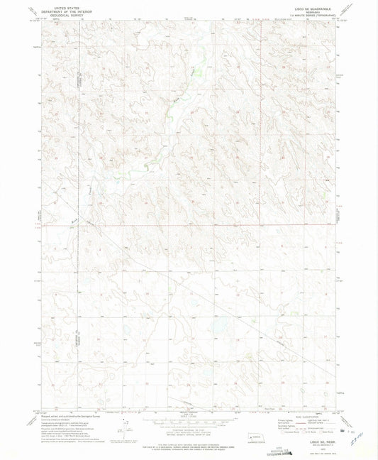 1972 Lisco, NE - Nebraska - USGS Topographic Map v2