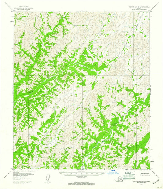 1953 Nortonay, AK - Alaska - USGS Topographic Map v2