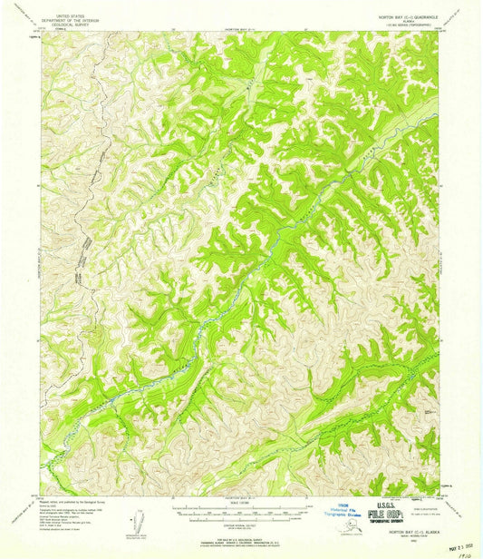 1952 Norton Bay, AK - Alaska - USGS Topographic Map v2