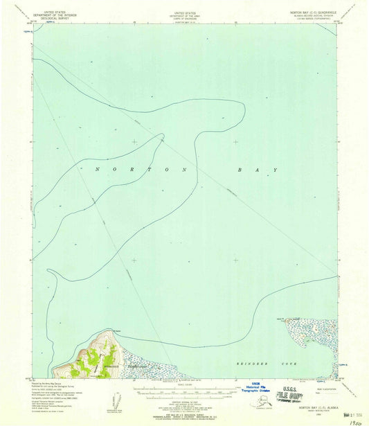 1950 Nortonay, AK - Alaska - USGS Topographic Map v7