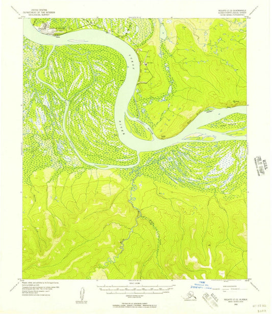 1952 Nulato, AK - Alaska - USGS Topographic Map4