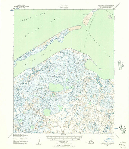 1950 Shishmaref, AK - Alaska - USGS Topographic Map v2