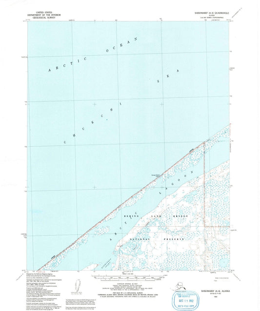 1950 Shishmaref, AK - Alaska - USGS Topographic Map v3
