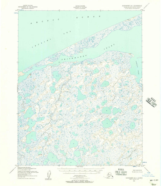 1950 Shishmaref, AK - Alaska - USGS Topographic Map v4