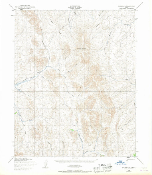 1950 Teller, AK - Alaska - USGS Topographic Map1