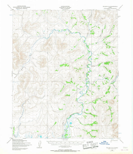 1950 Teller, AK - Alaska - USGS Topographic Map2
