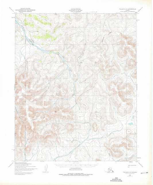1950 Teller, AK - Alaska - USGS Topographic Map3