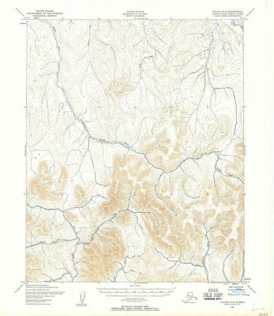 1950 Teller, AK - Alaska - USGS Topographic Map4
