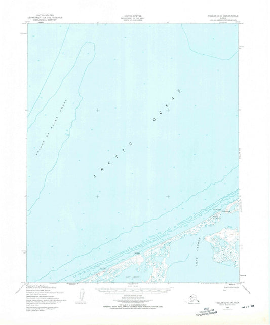 1950 Teller, AK - Alaska - USGS Topographic Map v23