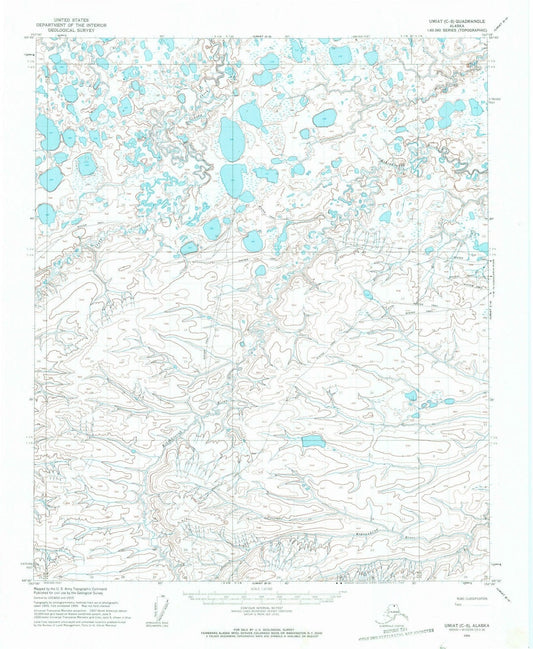 1955 Umiat, AK - Alaska - USGS Topographic Map v9